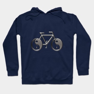 Bike yin yang Hoodie